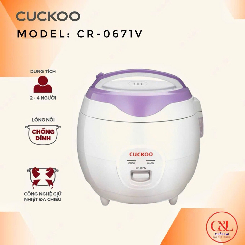 🌺NỒI CƠM ĐIỆN CUCKOO CR0671