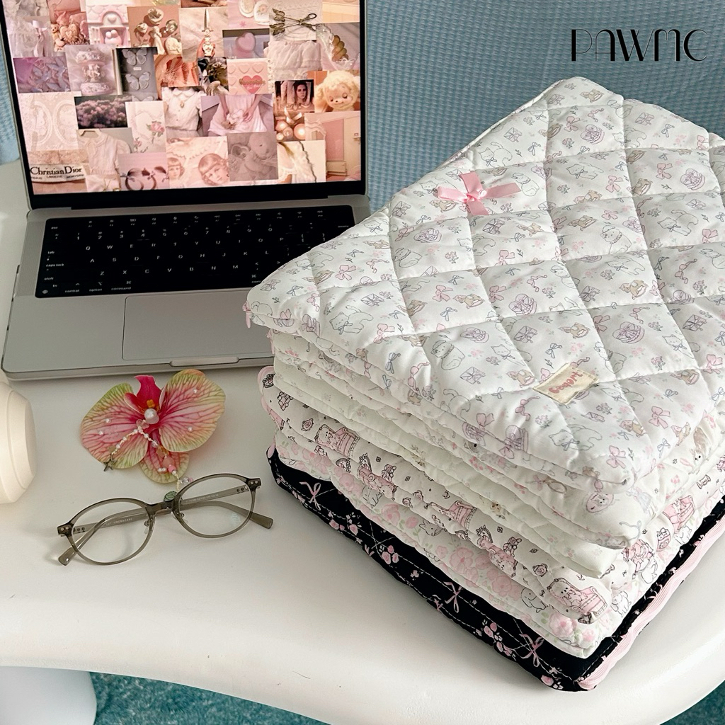 Pawme |Túi chống sốc laptop/ipad handmade ,túi lap đựng máy tính vải in họat hình-laptop bags - VER 