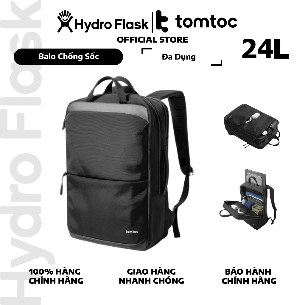 Balo Laptop Tomtoc (USA) Premiun Commuting & Travel 24L – T71M2D1