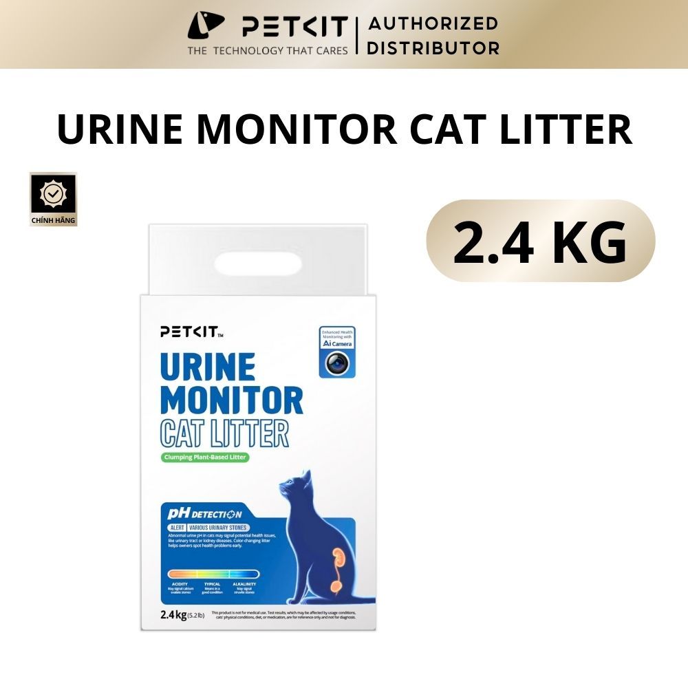 Cát vệ sinh cho mèo, cát mèo PETKIT đo pH trong nước tiểu mèo