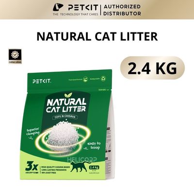 Cát sắn, cát đậu nành cho mèo, cát vệ sinh cho mèo PETKIT không mùi