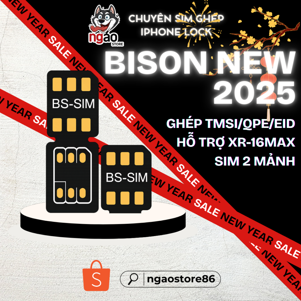 Sim ghép Bison/Heicard chính hãng 2026 – MEP | TMSI | QPE | EID/SED – Hỗ trợ ghép miễn phí