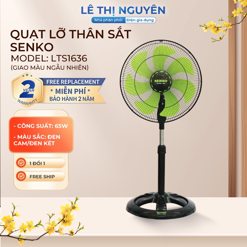 Quạt lỡ thân sắt Senko LTS1636