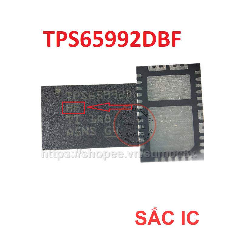 [TPS108] TPS65992DBF TPS65992DBFREFR 65992D 65992 ic nguồn trên bo mạch - Mới nguyên bản - Original 