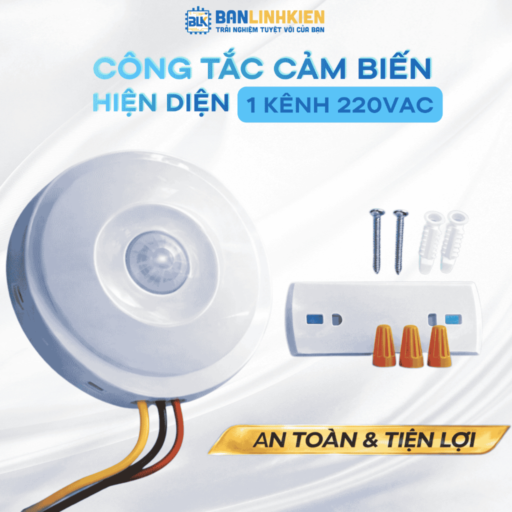 Cảm Biến Hiện Diện HLK-LD2410 Radar 24GHz (Có Bluetooth)  Banlinhkien