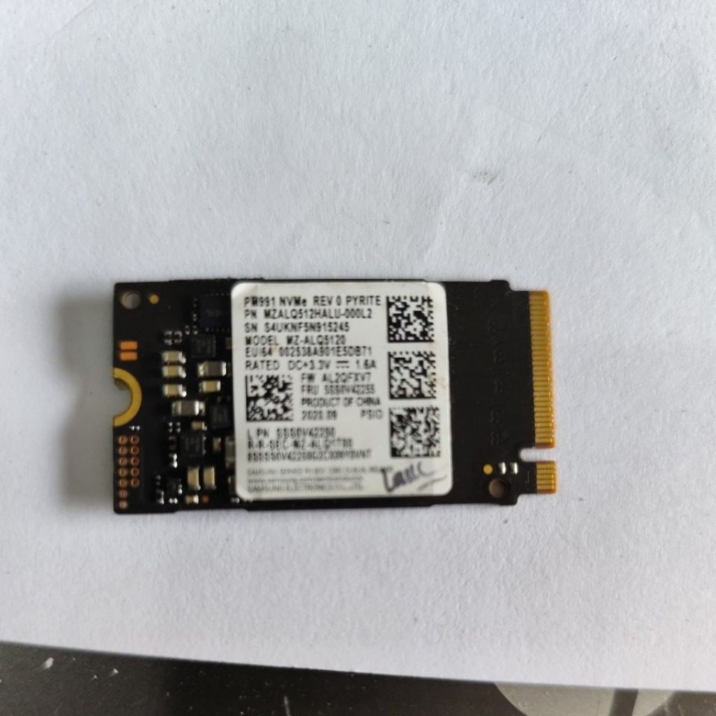 ổ cứng ssd  NVMe  dung lượng 512gb hàng tháo máy pm991