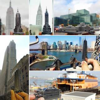 Mô hình 3D kim loại lắp ráp Kiến trúc nổi tiếng tháp Eiffel, nhà thờ Đức bà Paris, Cầu tháp Luân Đôn [Chưa lắp]