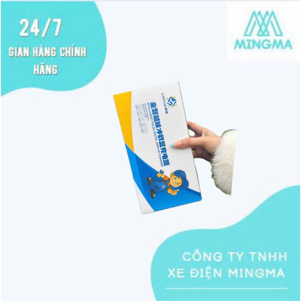 Bộ sạc xe ba gác điện chở hàng 60V32AH- 40AH