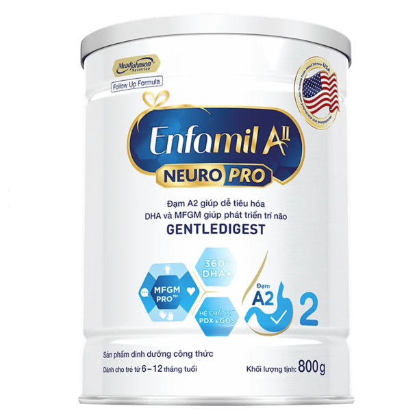 Sữa Enfamil A2 NeuroPro số 2 800g