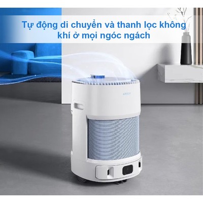 Ecovacs Airbot Andy Pro Robot lọc không khí | Tự di chuyển, UV diệt khuẩn| Bảo hành Chính Hãng 12 Tháng