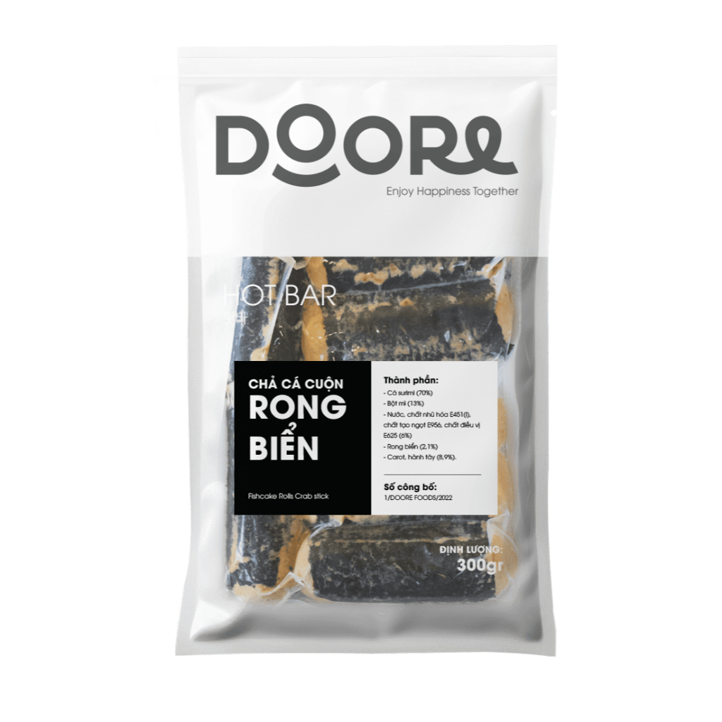 Chả Cá Rong Biển Hàn Quốc 500g (10 Que) – Chả Cá Rong Biển Chiên Nấu Lẩu Odeng Thơm Vị Biển Chuẩn Vị