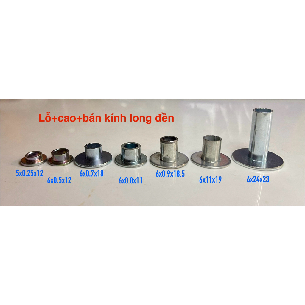 Ắc gô(Collar)định vị áo/dè/lốc máy(6/7/8)dài ngắn Wave/future…nhiều size(5-10 con)( 3h chiều 27 âm(1