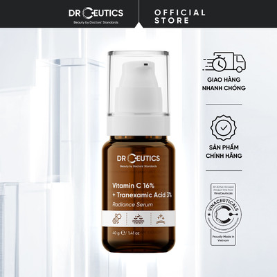 DRCEUTICS Phiên Bản Nâng Cấp Serum Vitamin C 16% DrCeutics Ngăn Ngừa Lão Hóa Và Làm Sáng Da 40g