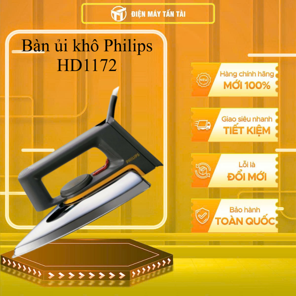 HD1172/01 - Bàn ủi khô Philips HD1172/01 - GIAO TOÀN QUỐC
