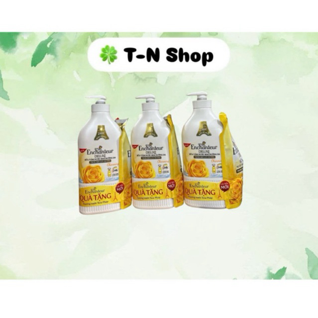 Sữa Tắm Echanteur Hương Nước Hoa 900g Kèm Túi Nhỏ