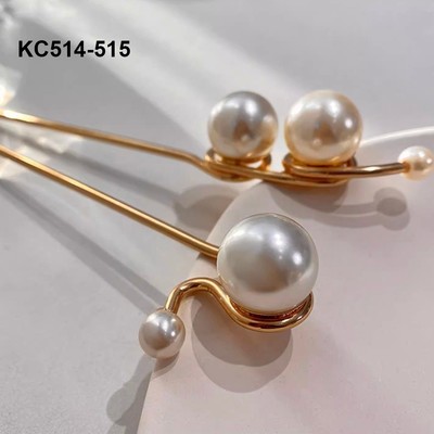 GOTI Phụ Kiện Thời Trang Nữ -  Trâm Cài Tóc Hình Búp Hoa Rũ Phối Lá Xanh Phong Cách Trung Quốc Cổ Điện TC504 TC505 TC511