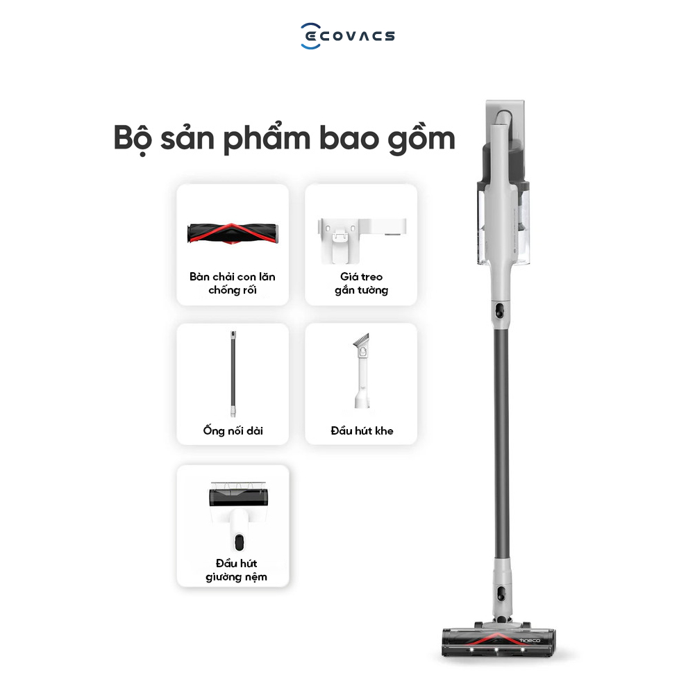 Máy hút bụi cầm tay không dây Tineco A30S Pet - Công suất hút 160W mạnh mẽ - Thời gian sử dụng đến 6