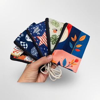 Ví vải Mini nhỏ 1 ngăn, có khoá kéo tiện dụng nhiều màu sắc và kích thước