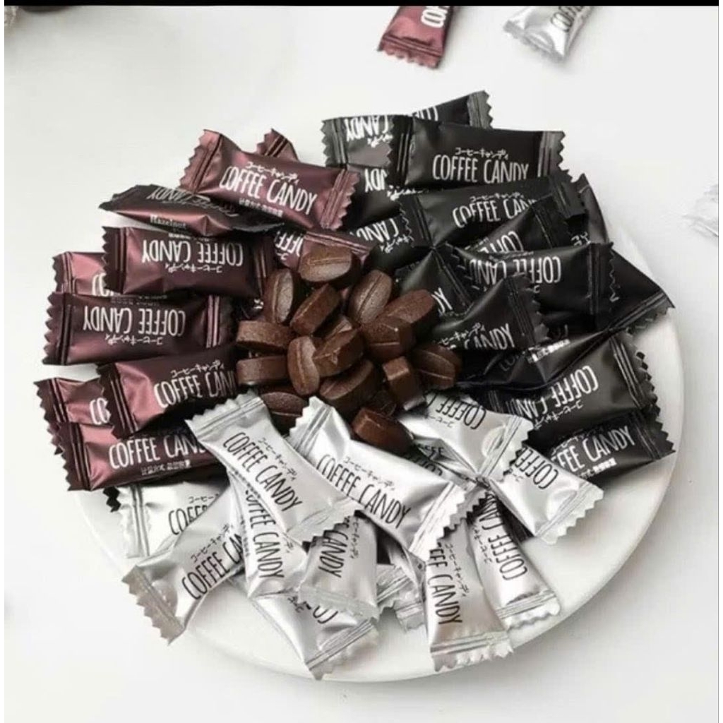 Kẹo Cafe Không Đường Mix 8 vị. Kẹo Cafe Nguyên Chất
