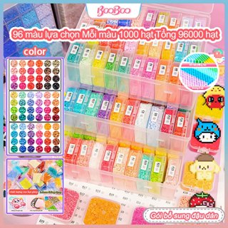 【Hạt xếp hình 2.6mm Bộ bổ sung】24000 hạt cao cấp nhẵn mịn không tì vết - 240g kèm hộp đựng DIY