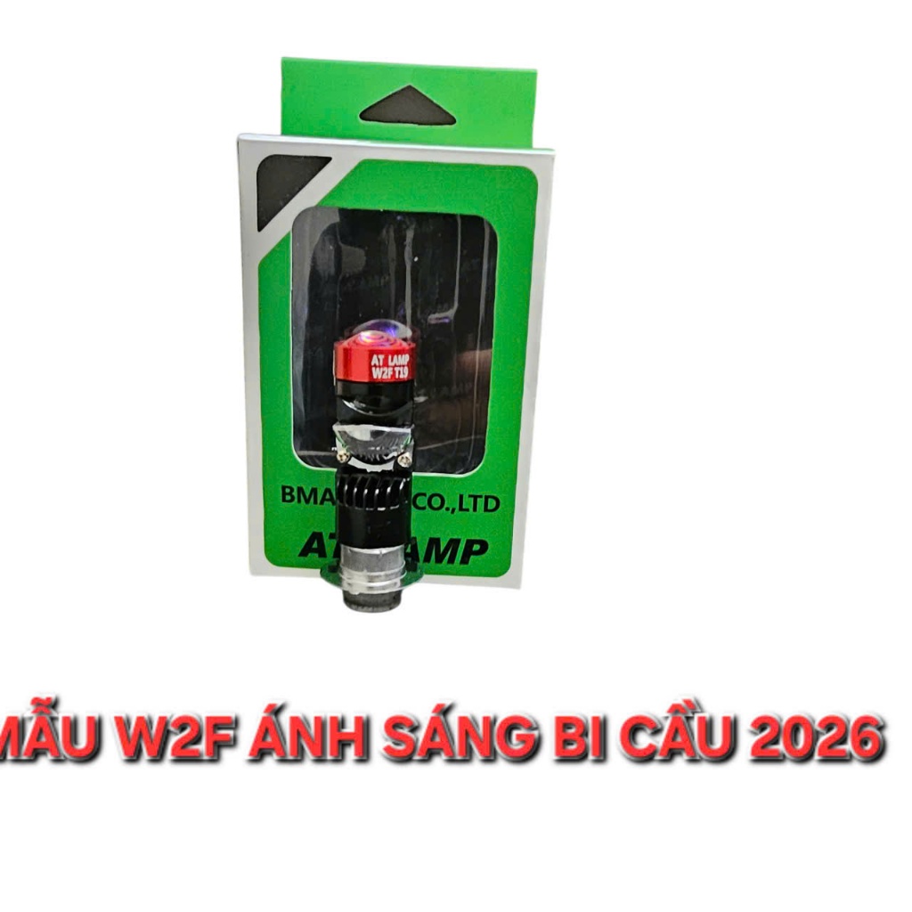[BMA] Đèn Pha Bi Cầu W2F 2026 Chân M5 Wave nhỏ,ZX, Thái trước 2006, Dream 2012,Fu 1,2, Si hello,Ex n