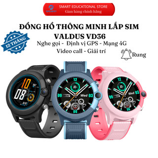 Đồng hồ thông minh trẻ em VALDUS VD36 lắp sim nghe gọi call video định vị bảo hành 1 năm