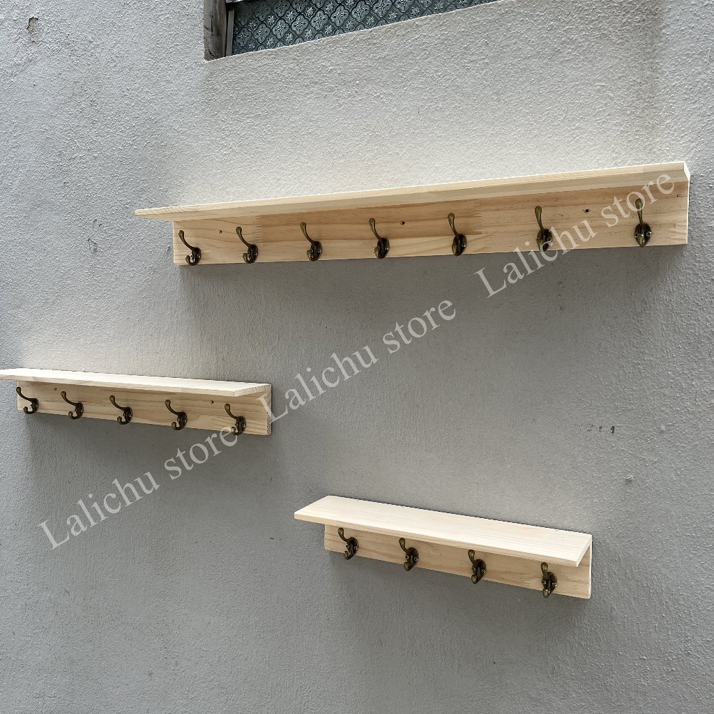 Móc treo đồ, Kệ gỗ decor, Kệ treo đồ có móc, kệ treo chìa khóa