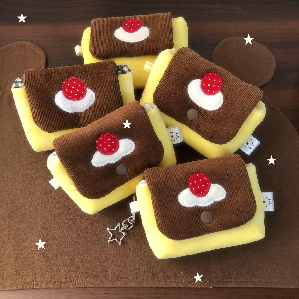 Túi Máy Ảnh Lông Nhung Pudding Retro 📸✨ Dễ Thương, Gọn Nhẹ, Đựng CCD & Thẻ