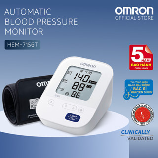 Máy Đo Huyết Áp Bắp Tay Omron HEM-7156T | Kết Nối Bluetooth Thông Minh, Vòng Bít 360 Chính Xác Cao