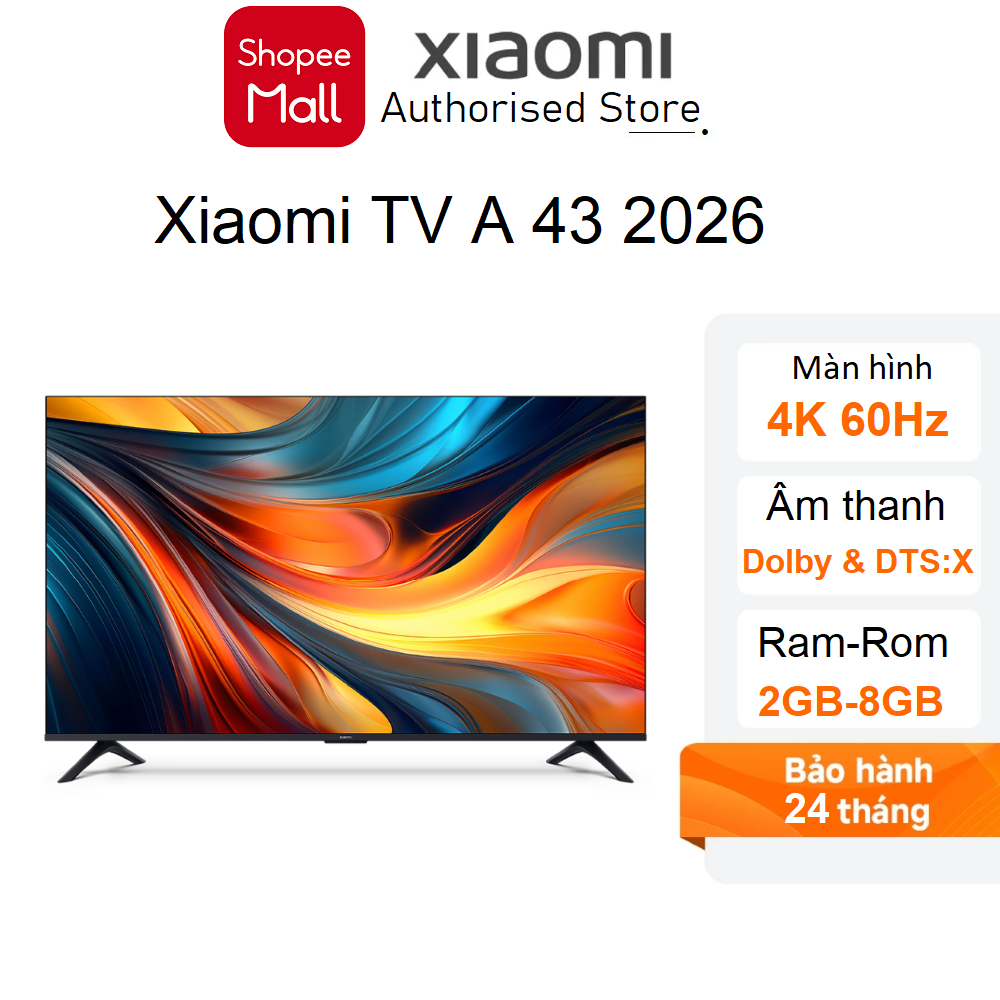 Tivi Xiaomi A 43U 4K 43 inch L43MB-AUSEA - Hàng chính hãng