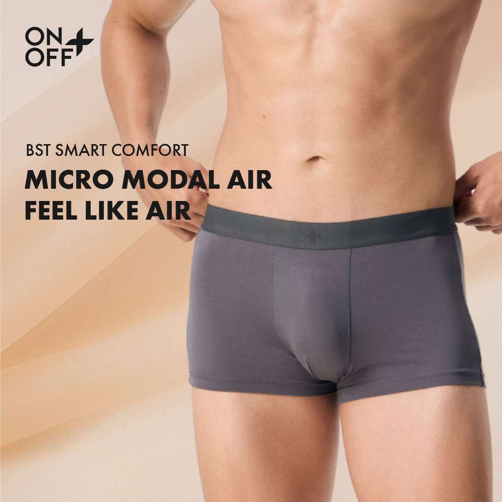 ONOFF BUSINESS | Quần lót công sở nam dáng trunk chất liệu Micro Modal Air cao cấp – siêu nhẹ, mềm m