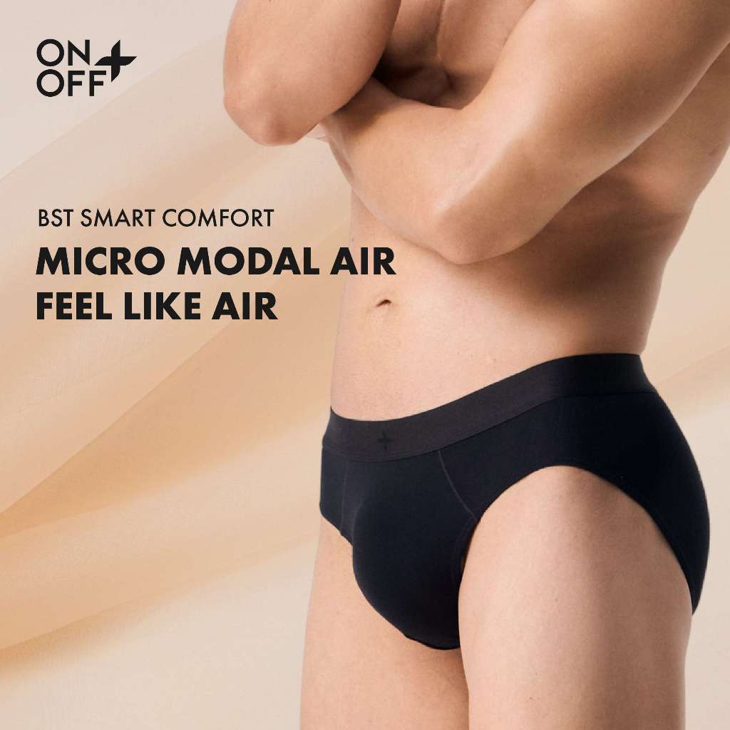 ONOFF BUSINESS | Quần lót công sở nam Modal Air thông hơi, thoáng khí - 18UQ24A023