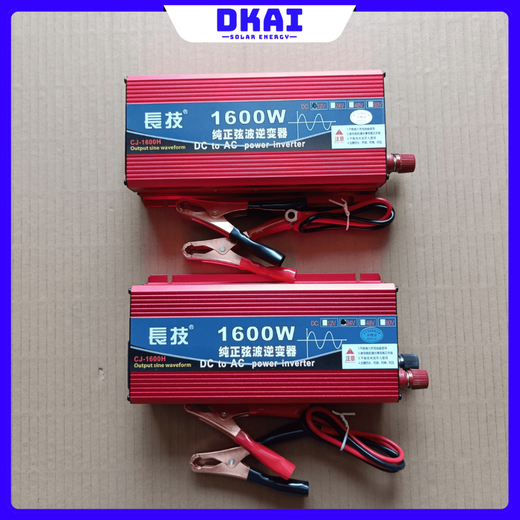 [CHANGI 1600W] Bộ Kích Điện INVERTER 12V hoặc 24V lên 220V CÔNG SUẤT 1600W SIN CHUẨN [CHANGI 1600W] 