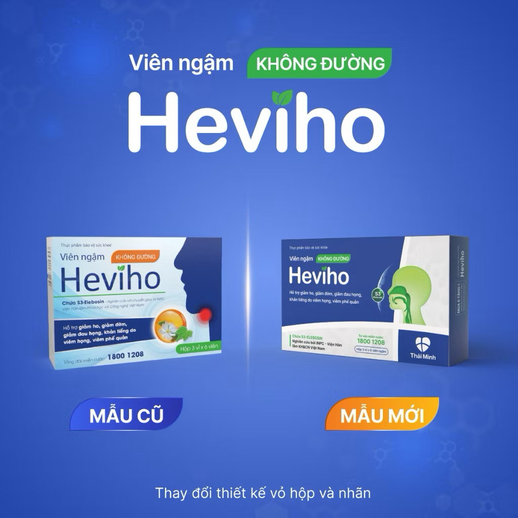 Viên ngậm Heviho  - Hỗ trợ giảm ho từ thảo dược