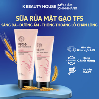 Sữa Rửa Mặt Gạo Hồng The Face Shop Rice Water Bright Cleansing Foam 150ml
