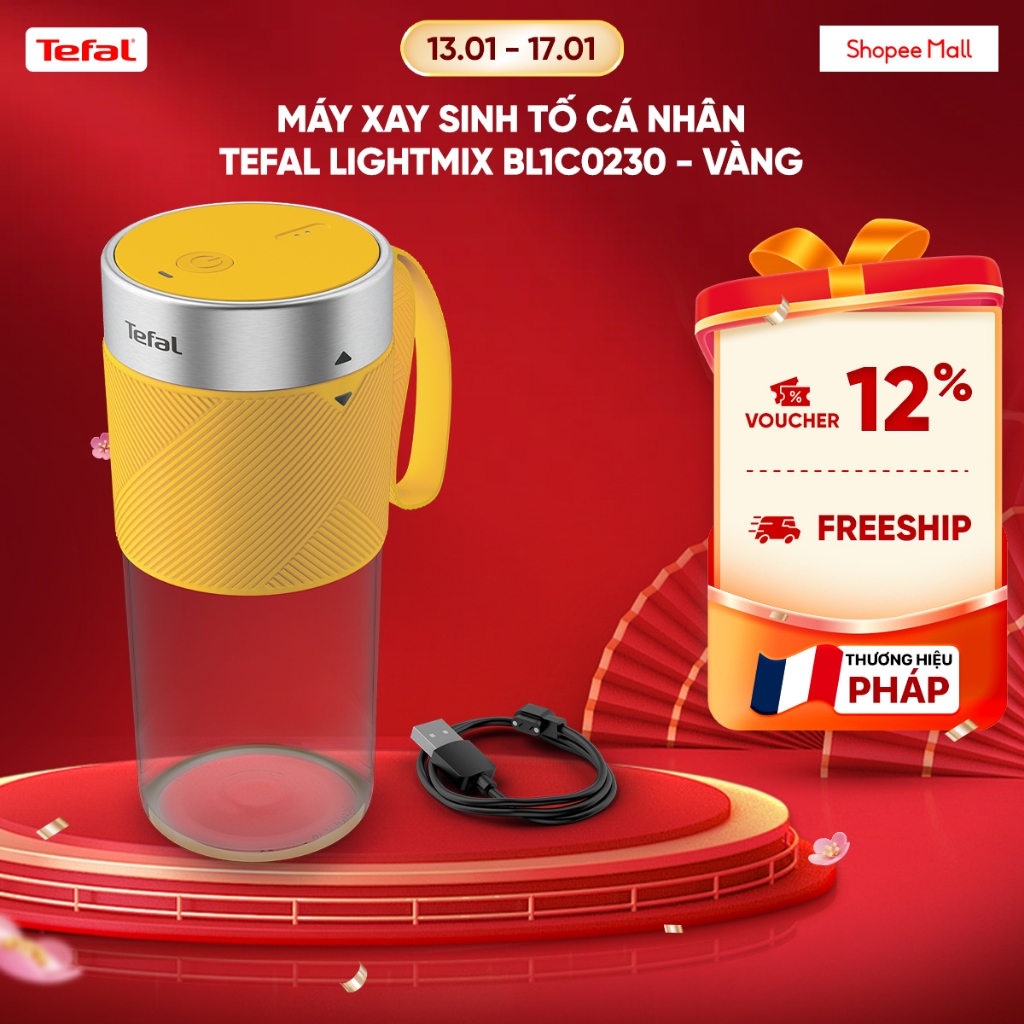 Máy xay sinh tố cá nhân Tefal LightMix BL1C0230 - Vàng