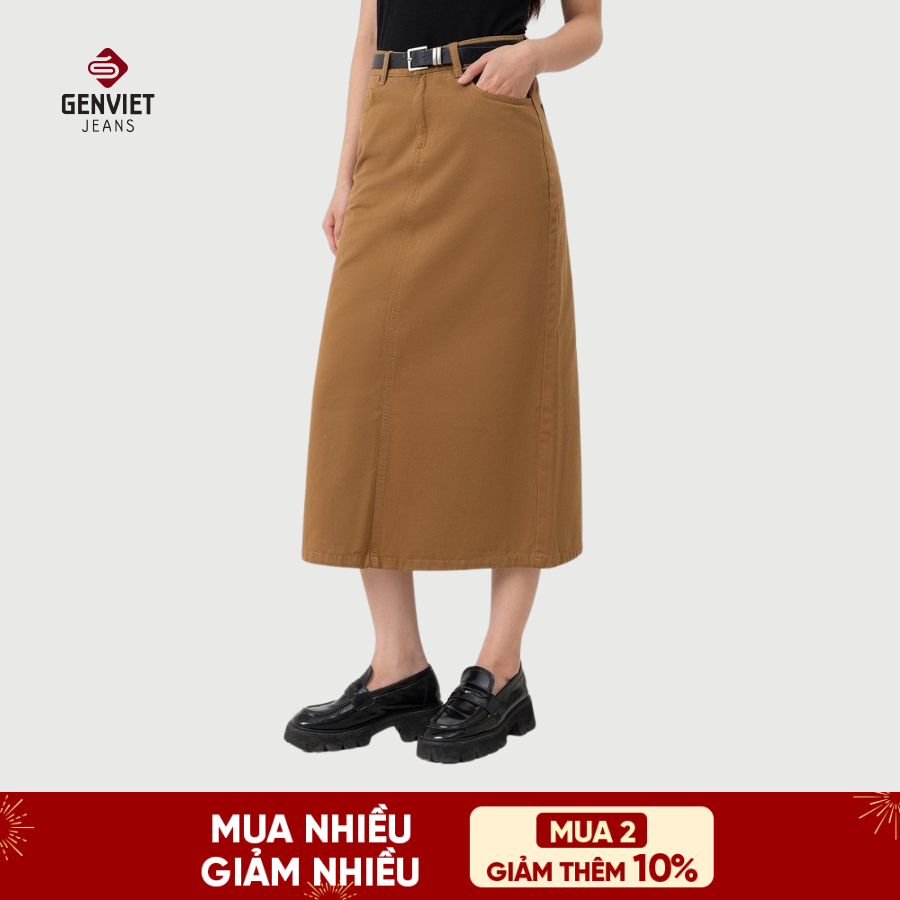 2024 Juyp Nữ Kaki Suông Trẻ Trung TJ228K8552