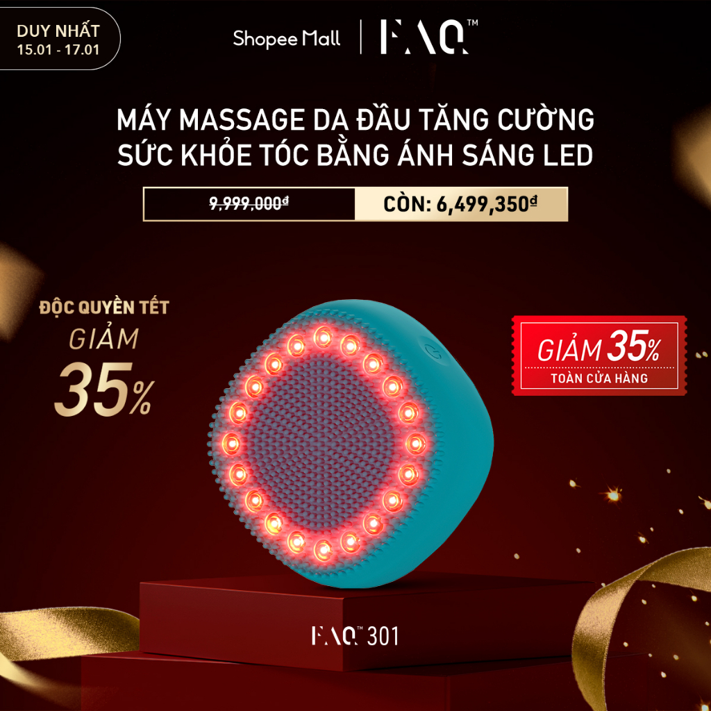 FAQ 301 Máy Massage Da Đầu Tăng Cường Sức Khỏe Tóc Cho Tóc Mỏng - Kích Thích Mọc Tóc - Hỗ Trợ Chăm S
