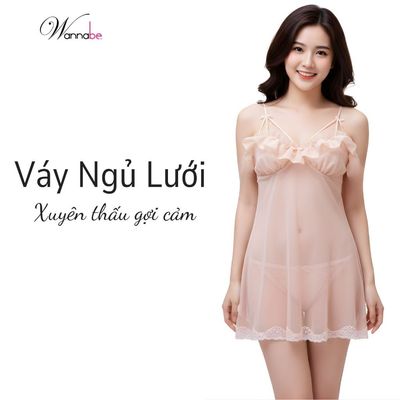 Váy ngủ lưới WANNABE đầm ngủ dành cho nhưng phút giây riêng tư thân mật tình cảm DNC09