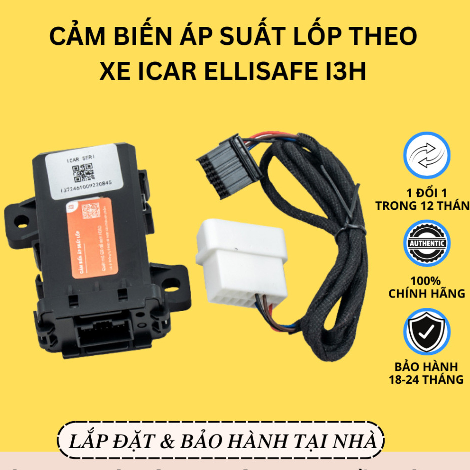 [HÀNG MỚI] Cảm Biến Áp Suất Lốp Theo Xe Ô Tô Hyundai Creta 2022  ICAR Ellisafe I3H | Chính Hãng