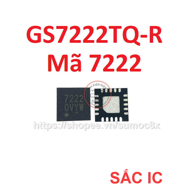 [G27] GS7222TQ-R GS7222 7222 ic nguồn trên bo mạch - Mới nguyên bản - Original NEW