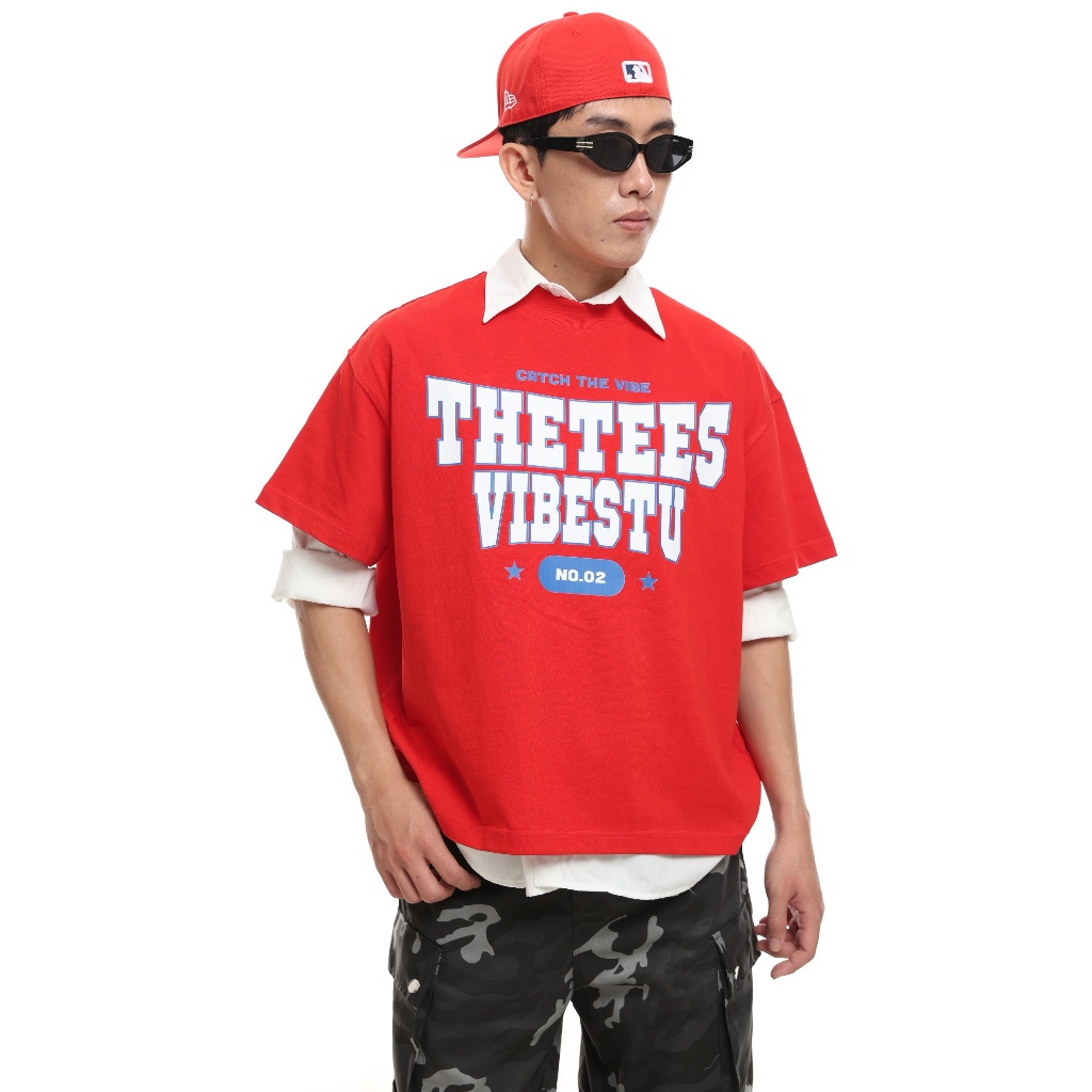 Áo Thun Local Brand VIBESTU " Thetees " Form Big Boxy Unisex 250Gsm Cotton | BigBuy360 - bigbuy360.vn