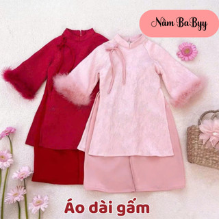 Bộ Áo Dài Cho Bé Gái Áo Dài Lễ Hội, Chất Liệu Cao Cấp, Nhiều Size, Nhiều Màu