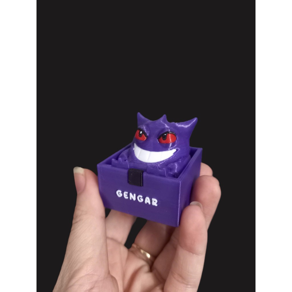 Gengar - Móc khoá mô hình trang trí túi xách , balo , bàn làm việc , gaming in 3d