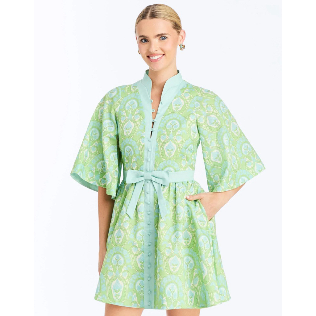 MESTIZA | Carmen Mini Dress in Green (Limited Edition) - Đầm Mini Carmen Xanh Limited