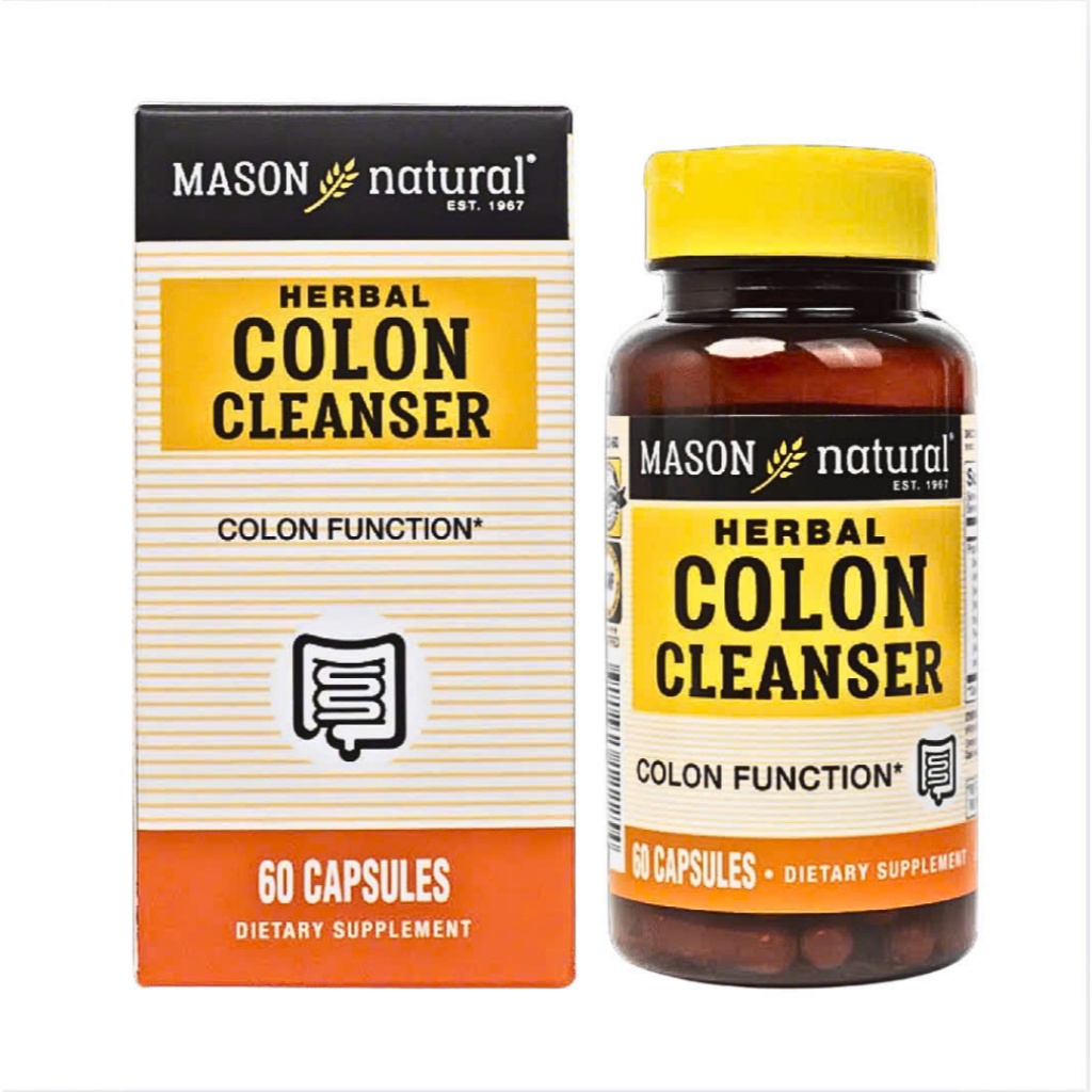 [Nhập khẩu chính ngạch] Mason Colon Herbal Cleanser - Viên uống thải độc đại tràng  (60 viên, 100 vi