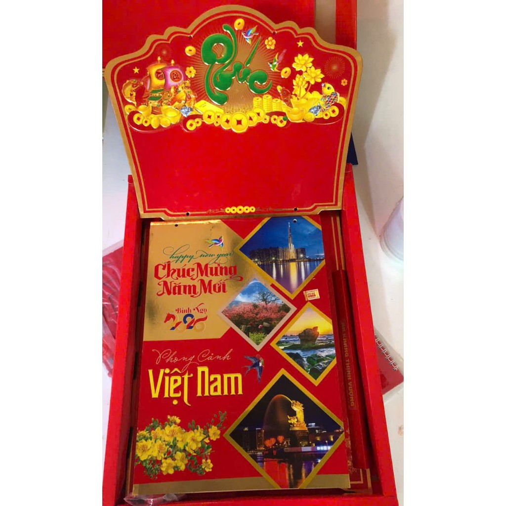 Bloc lịch cực đại (Size 25 x 35 cm) 2026 - PHONG CẢNH