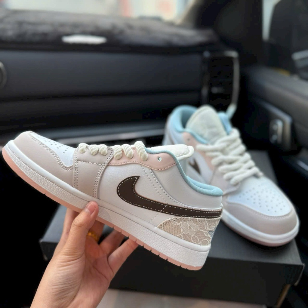 [𝙎𝘼𝙇𝙀 Hàng Chính Hãng]Giày_J.d 1 Low Kityr Chuẩn AUTHENTIC. Giày Sneaker JD  Hồng Cổ Thấp Basic Nam 