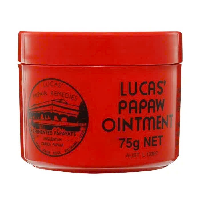 Kem đu đủ Lucas’ Papaw Ointment 75g, kem Lucas bôi muỗi đốt, giảm hăm, dưỡng môi, dưỡng ẩm da