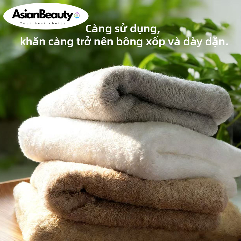 Khăn Tắm Cao Cấp Thương Hiệu Hiorie Nhật Bản Khăn Tắm Khách Sạn  130cmx60cm Cotton Thấm Hút